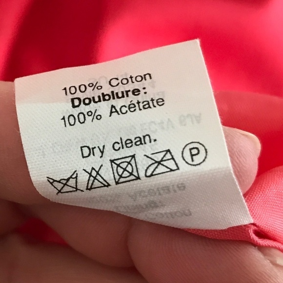 J. Crew Mini dress Preppy Coral Pink/red Fit & Flare Cotton Minimalist Sz 00 - Picture 10 of 11